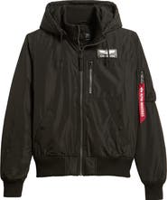 Alpha Industries Hooded Rib Flight Jacket