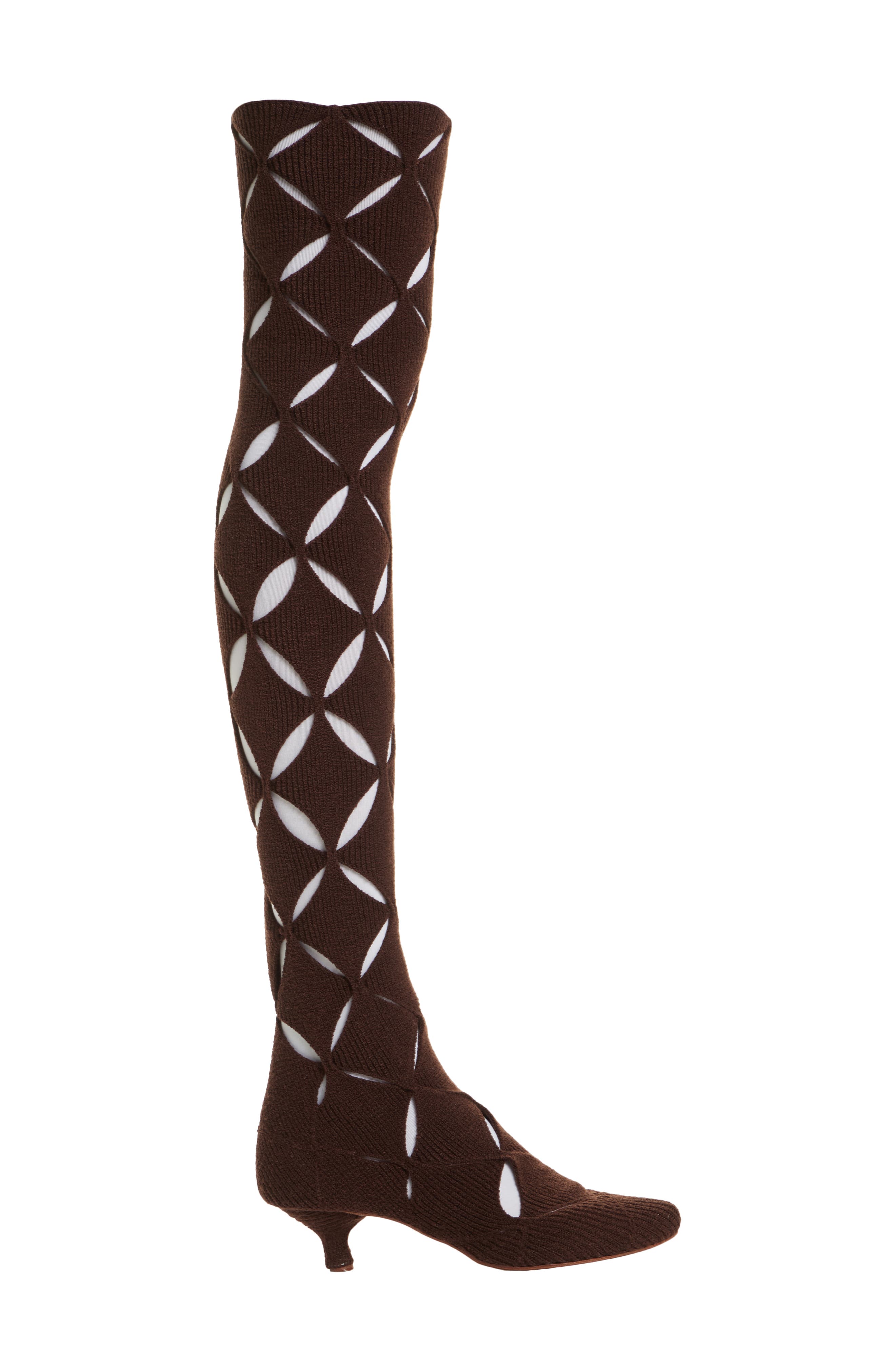 Isa Boulder Thigh High Argyle Boot, Alternate, color, 