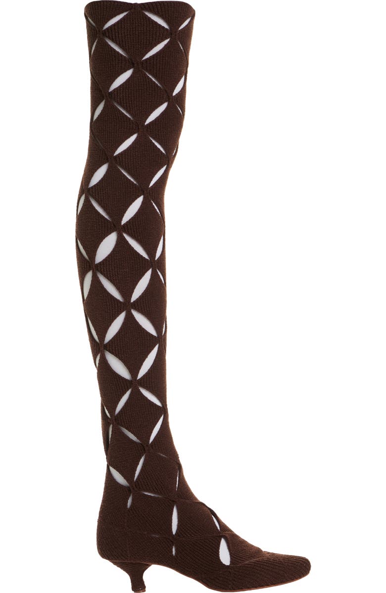 Isa Boulder Thigh High Argyle Boot, Alternate, color,