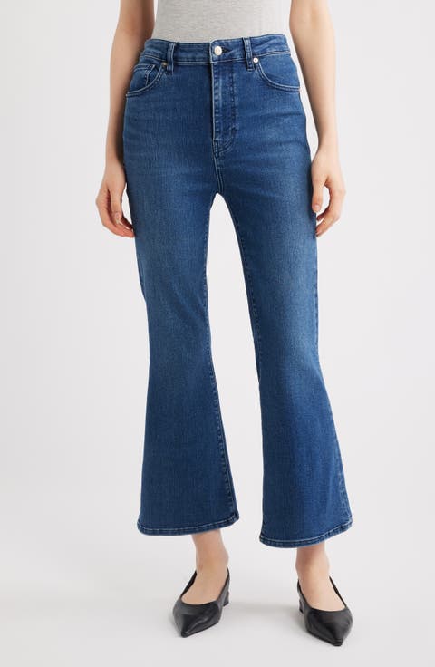 The Reboot High Waist Crop Flare Jeans