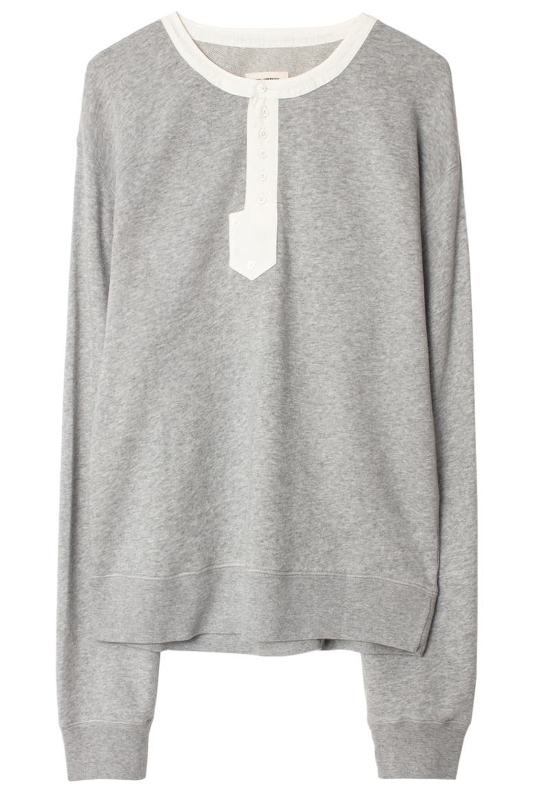 Watson Friends Cotton Blend Sweatshirt, Alternate, color, GRIS CHINE