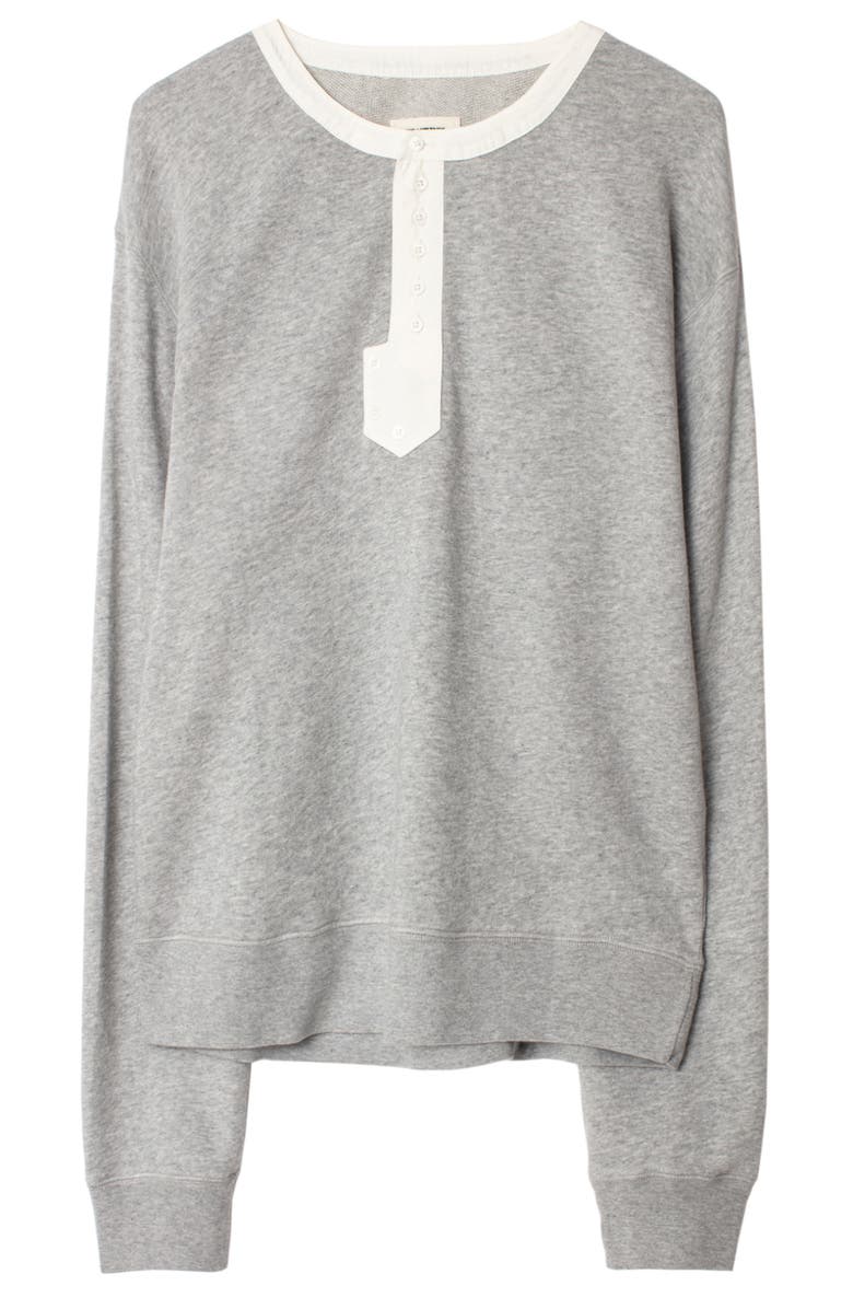 Zadig & Voltaire Watson Friends Cotton Blend Sweatshirt, Alternate, color, 