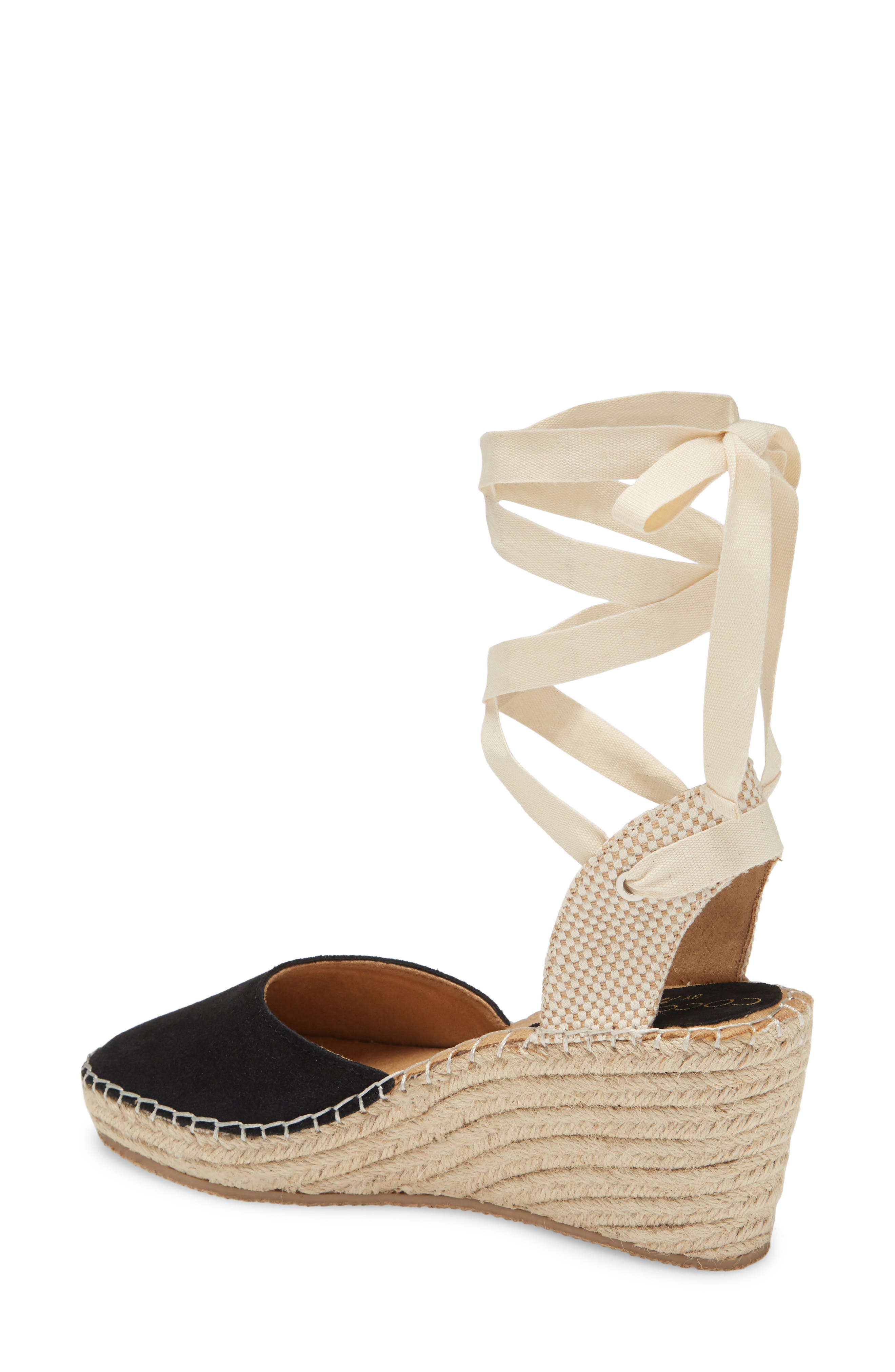 Coconuts by Matisse Firefly Lace-Up Wedge Sandal, Alternate, color, 