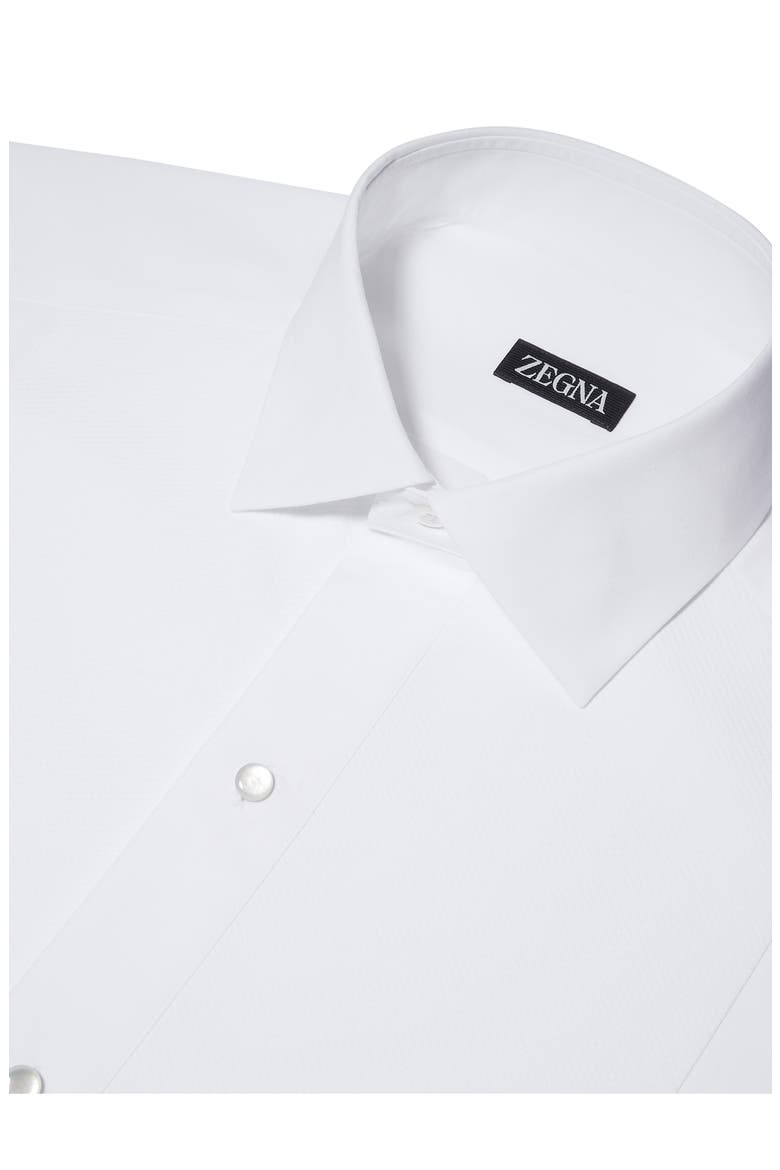 Regular Fit Tuxedo Shirt, Alternate, color, WHITE