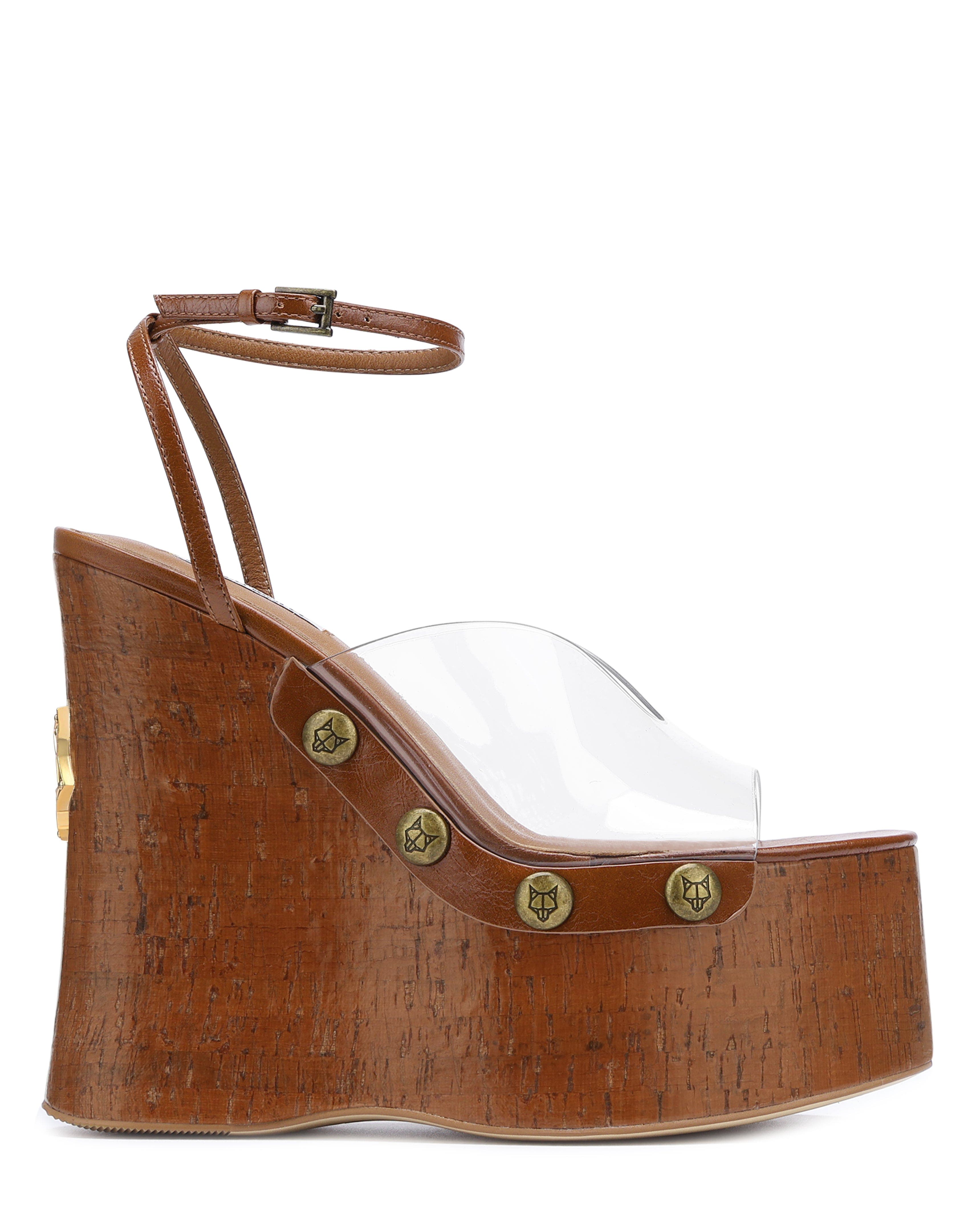 Naked Wolfe Tiger Lilly Heel, Alternate, color, Clear