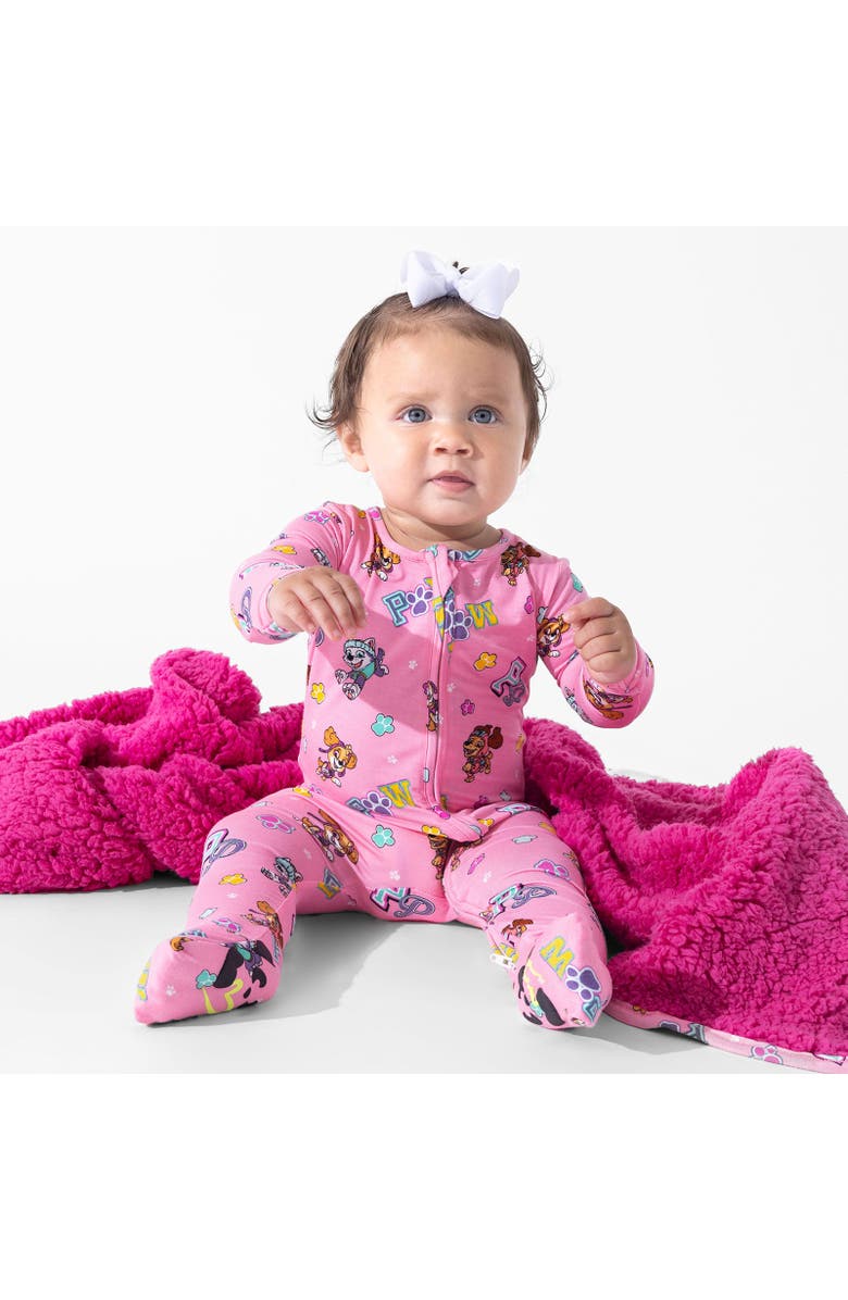 Bellabu Bear Baby PAW Patrol Varsity Pink Convertible Footie, Alternate, color, Paw Patrol: Varsity Pink