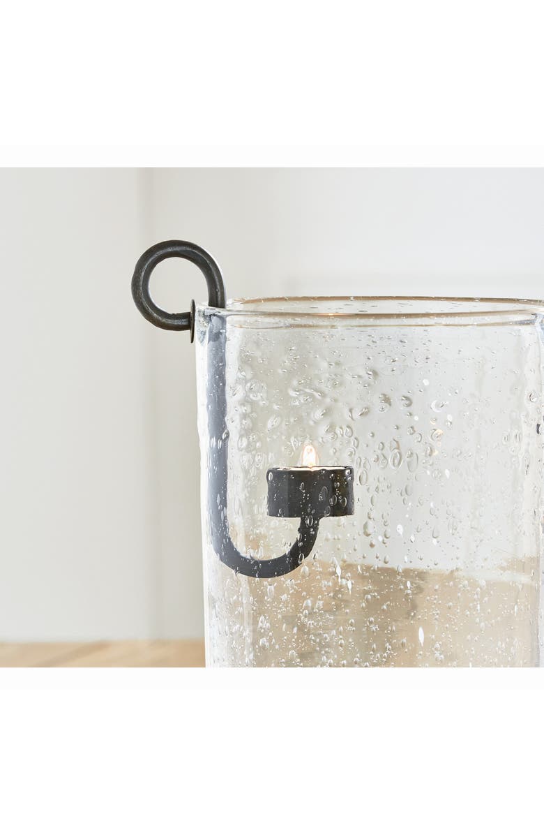 tag Rustic Iron Hand Forged S-Hook Tealight Candle Holder, Alternate, color, Black