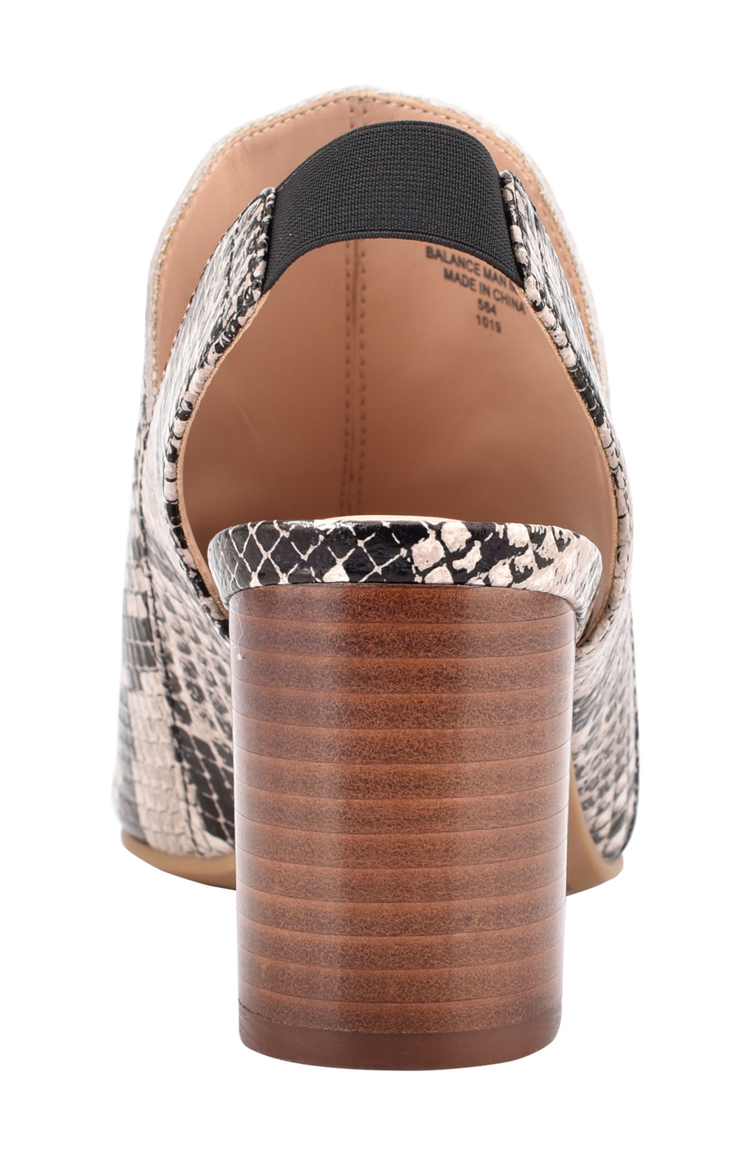 Hale Slingback Sandal, Alternate, color, IVORY SNAKE PRINT LEATHER