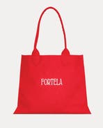 Fortela Rookbag Cotton Logo Handbag
