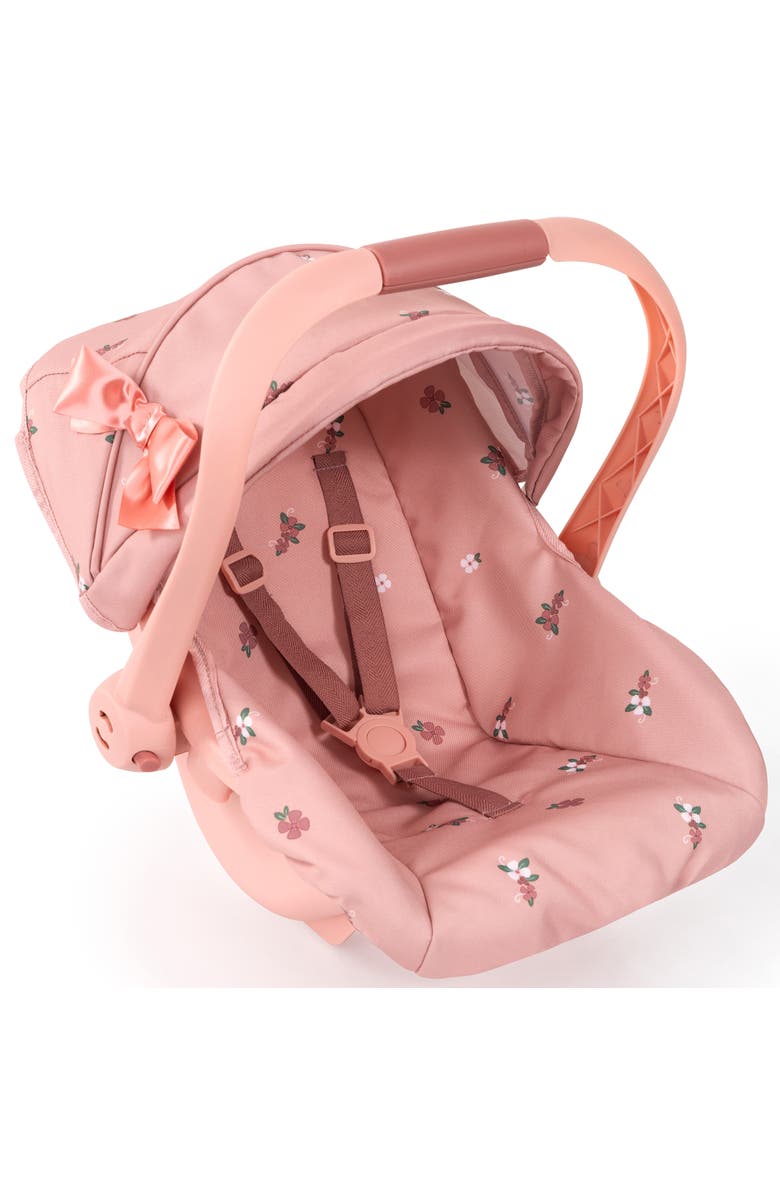 Bayer Design Doll Deluxe Car Seat, Portabld Travel Carrier For Dolls Up To 18 Inches, Kids 3+, Main, color, Pink