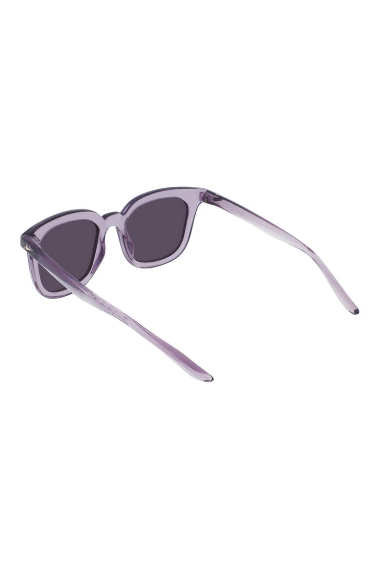 Myriad 52mm Mirrored Square Sunglasses, Alternate, color, DARK RAISIN/SUPER VIOLET