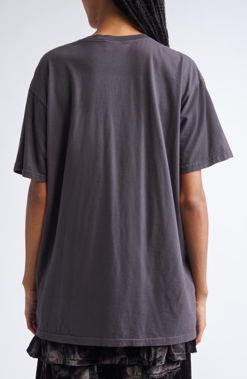 Collina Strada Oversize Organic Cotton Graphic T-shirt In Animal Print