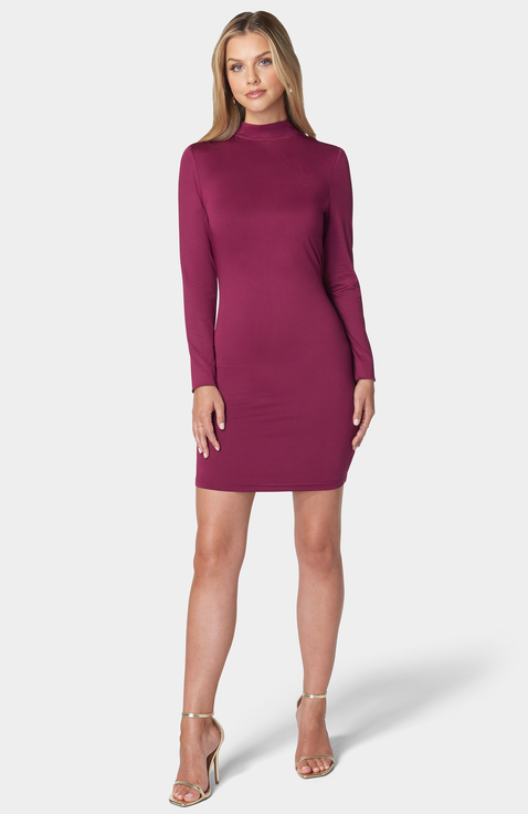 Crystal Fringe Open Back Mini Dress