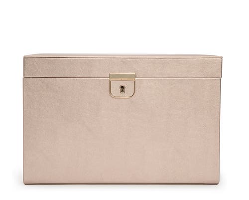 Wolf Palermo Large Jewelry Box In Rose Gold