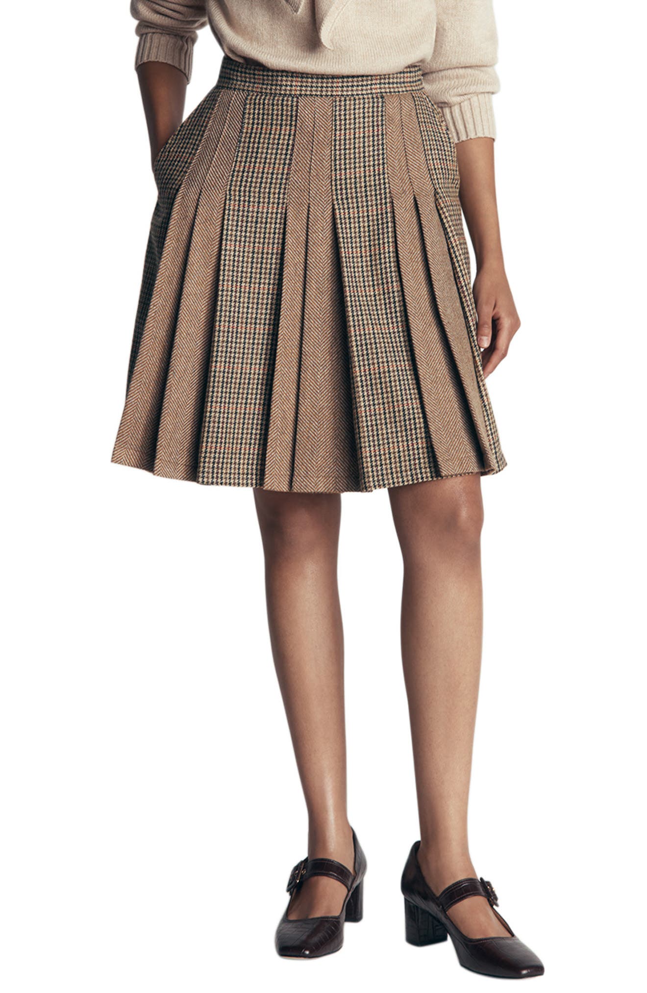 selected BROWN HOTCH CHECK