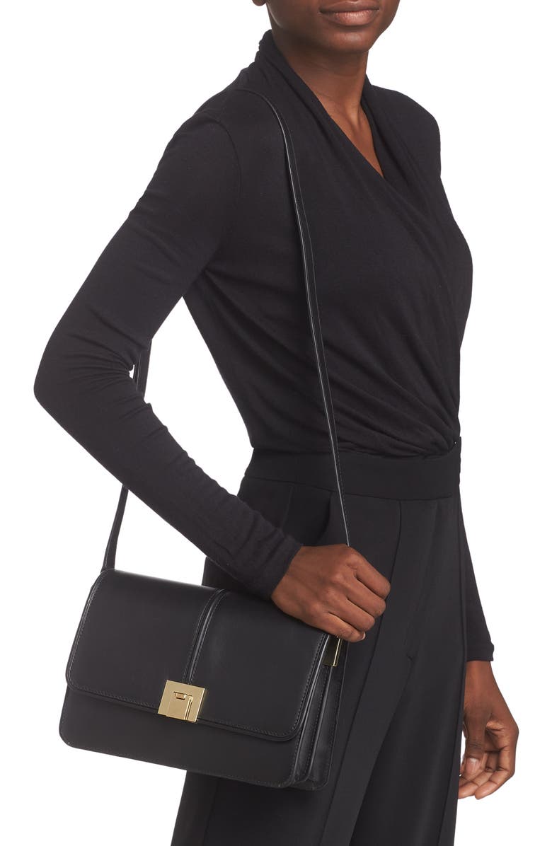 & Other Stories Leather Crossbody Bag, Alternate, color,