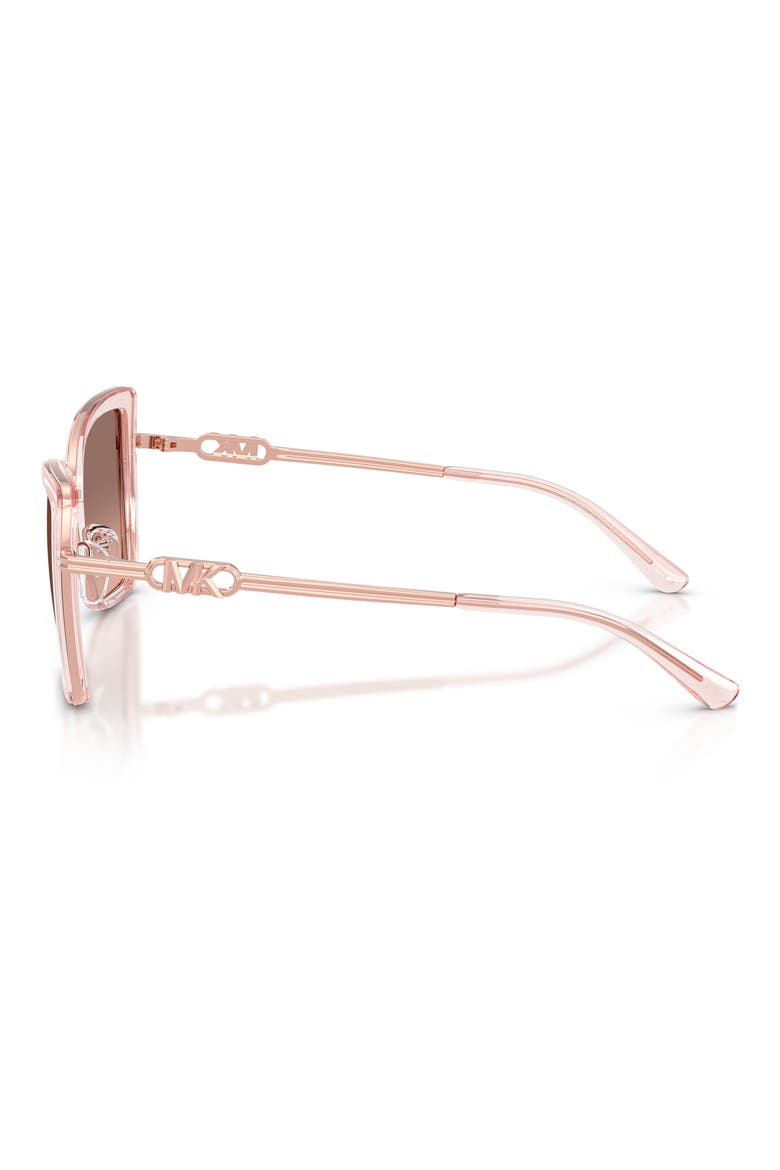 Sea Island 55mm Gradient Butterfly Sunglasses, Alternate, color, RASPBERRY / GREY BLACK