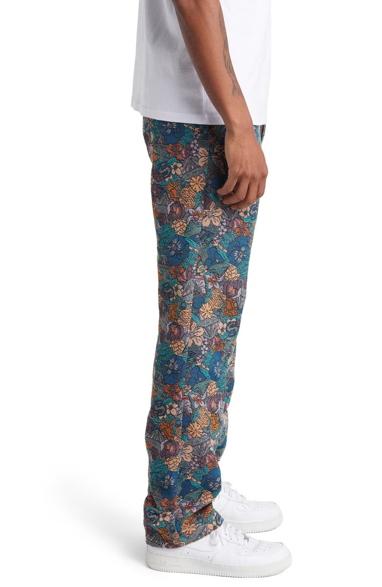 Billionaire Boys Club Monstera Floral Jacquard Pants, Alternate, color,