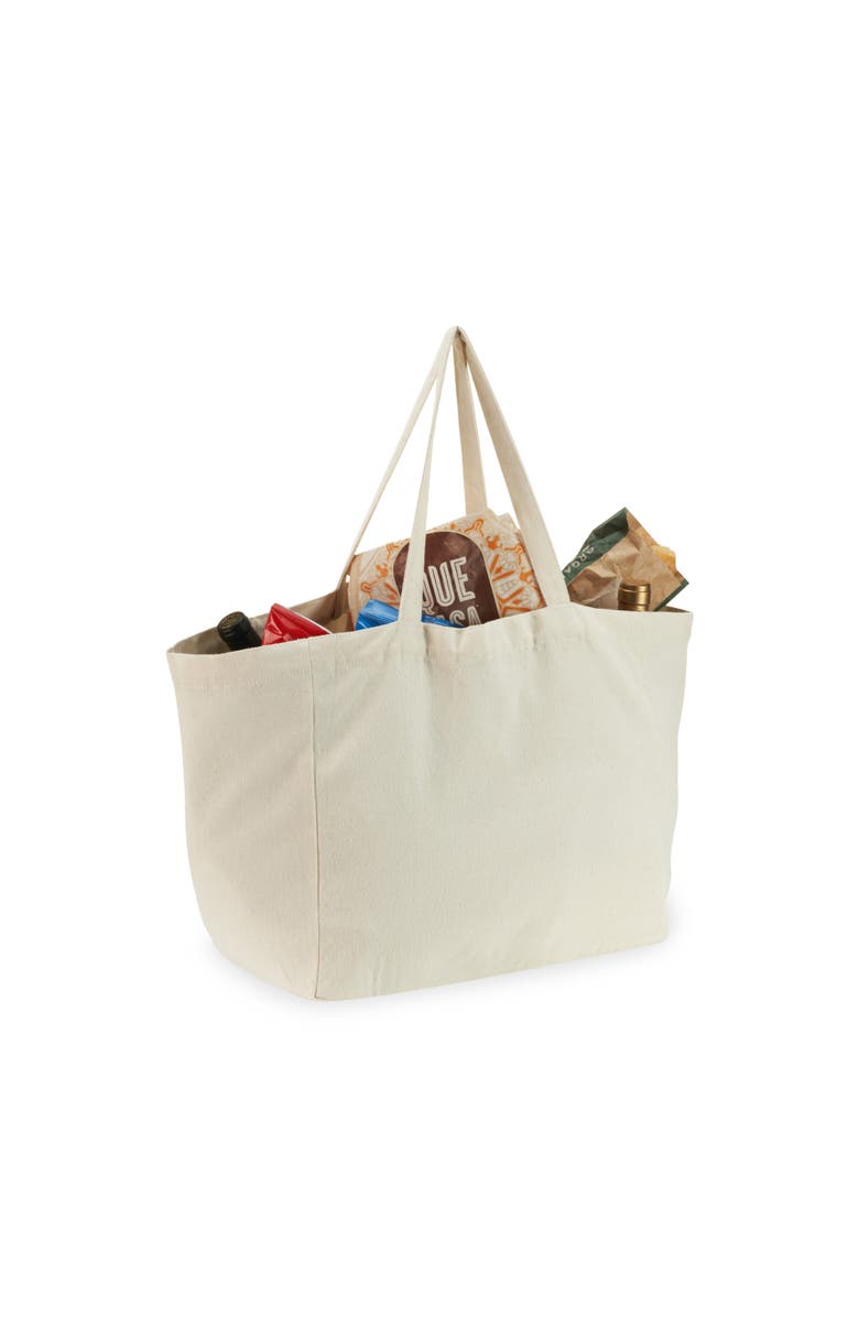 TWINE Canvas Grocery Tote 8.3 gallon, Alternate, color, Brown