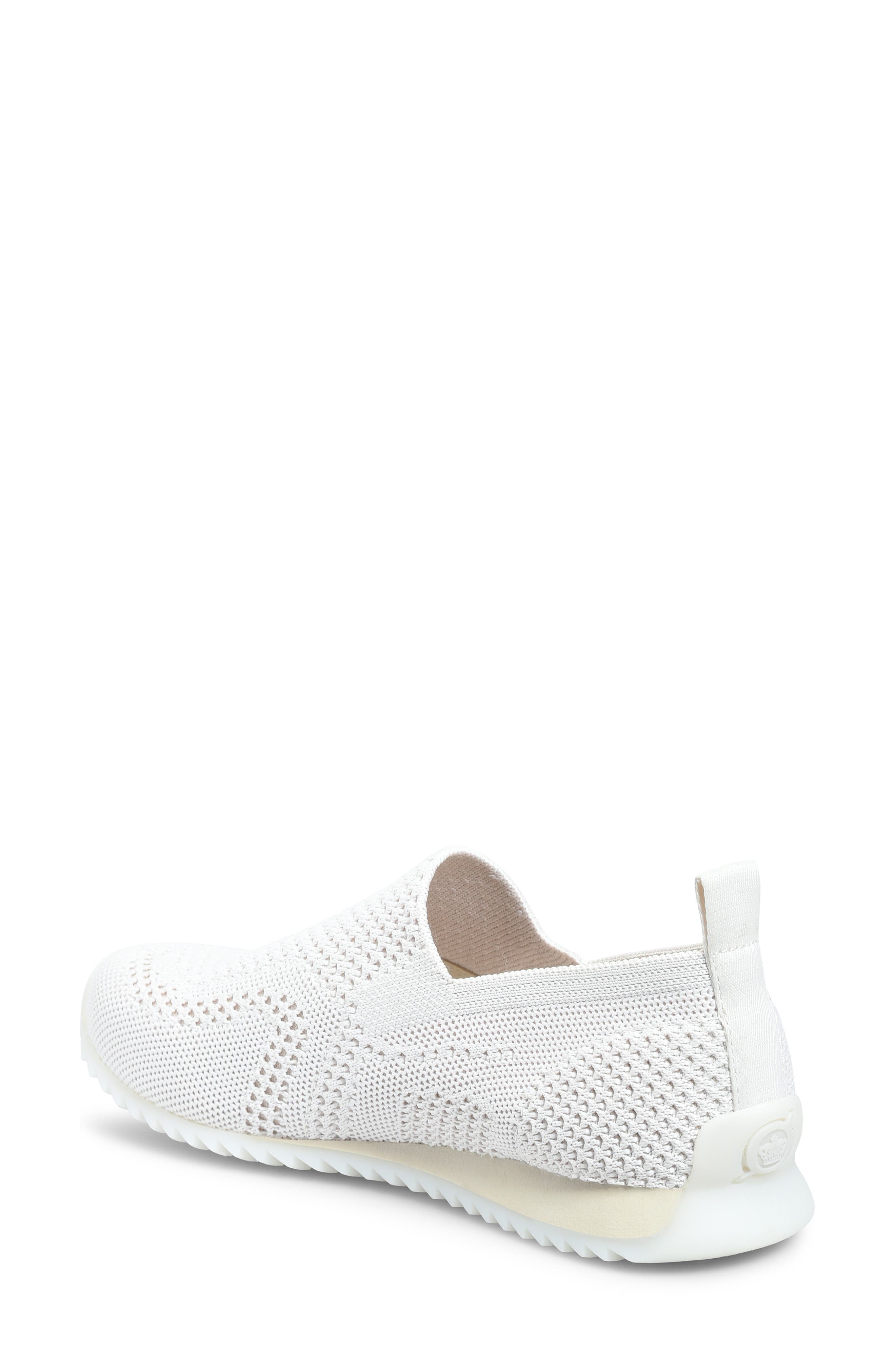 Børn Newbury Slip-On Sneaker, Alternate, color, White Knit Fabric
