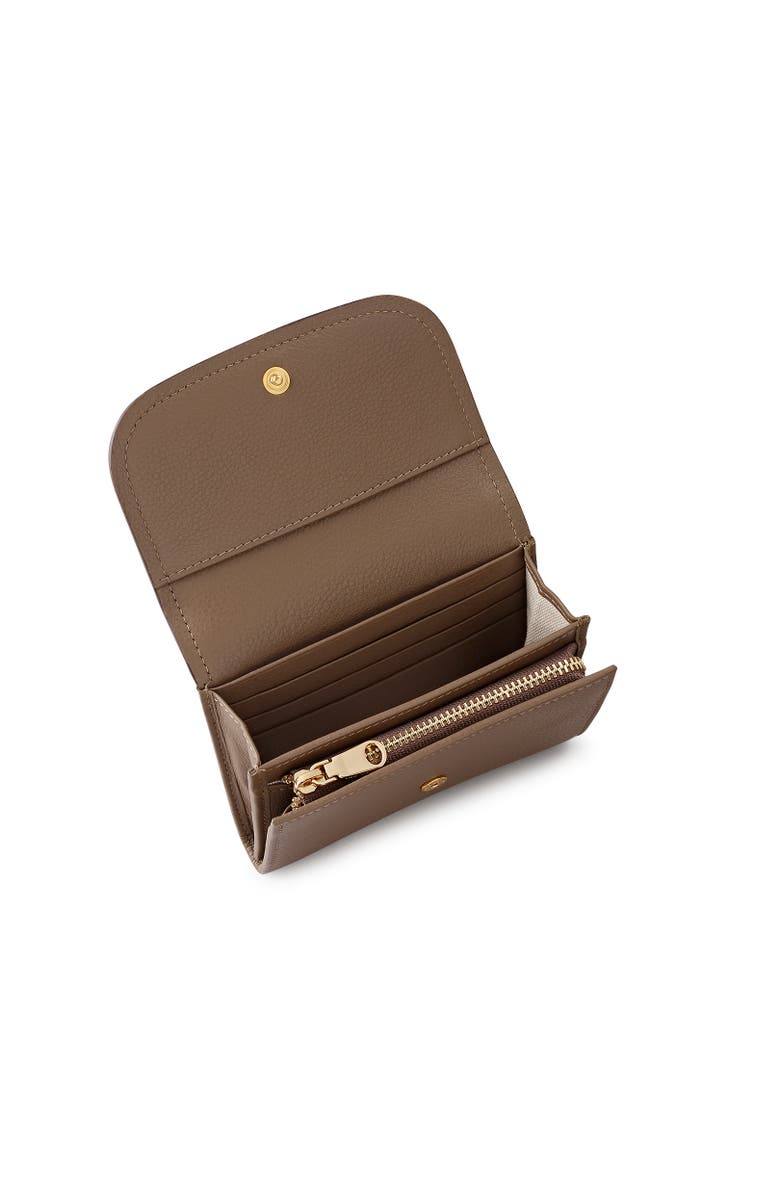 Radley Bathurst Mews Medium Flapover Wallet, Alternate, color, Coffee