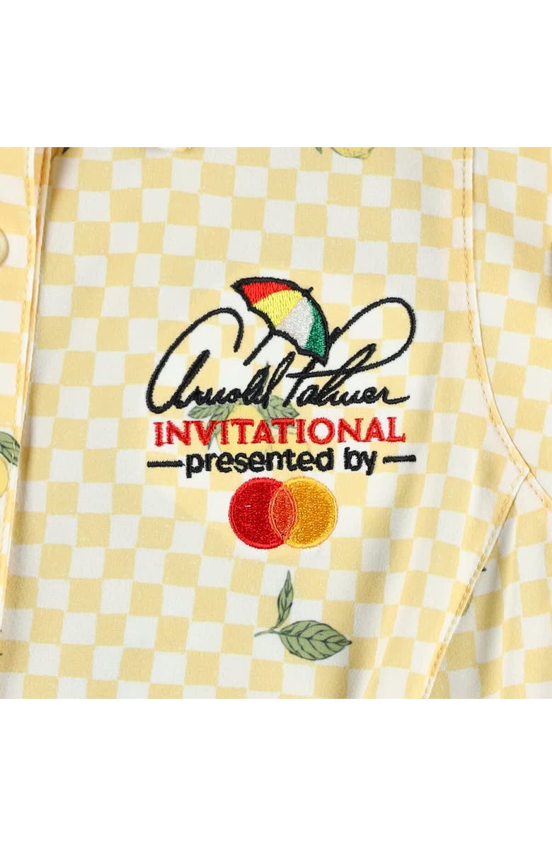 PUMA Women's Puma  Yellow Arnold Palmer Invitational Lemons Woven Dress, Alternate, color, 