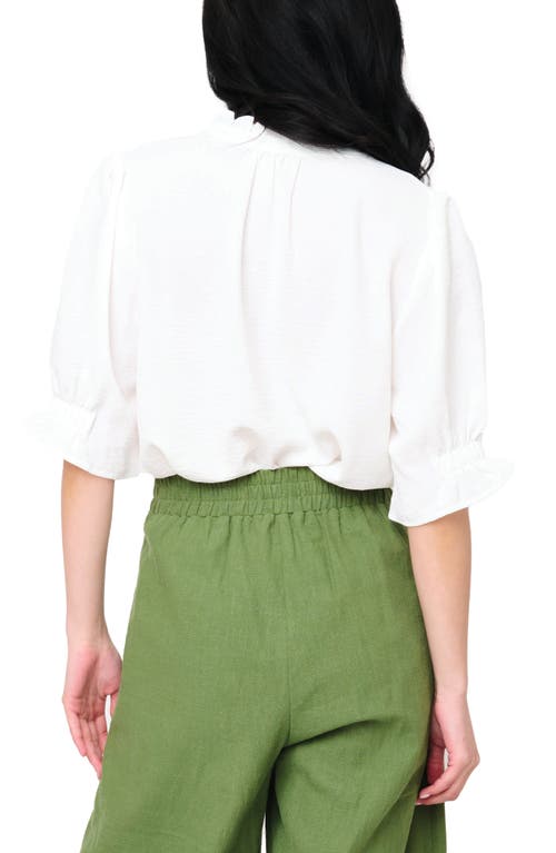 Gibsonlook Dianthus Puff Sleeve Top