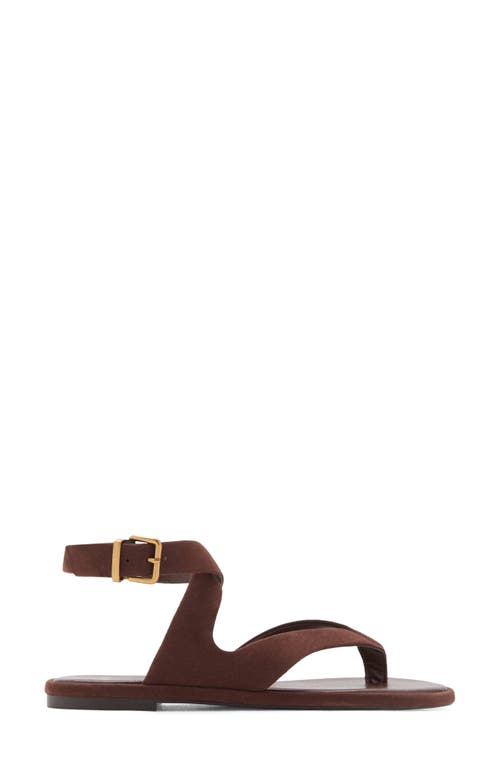Mango Ankle Strap Sandal In Brown