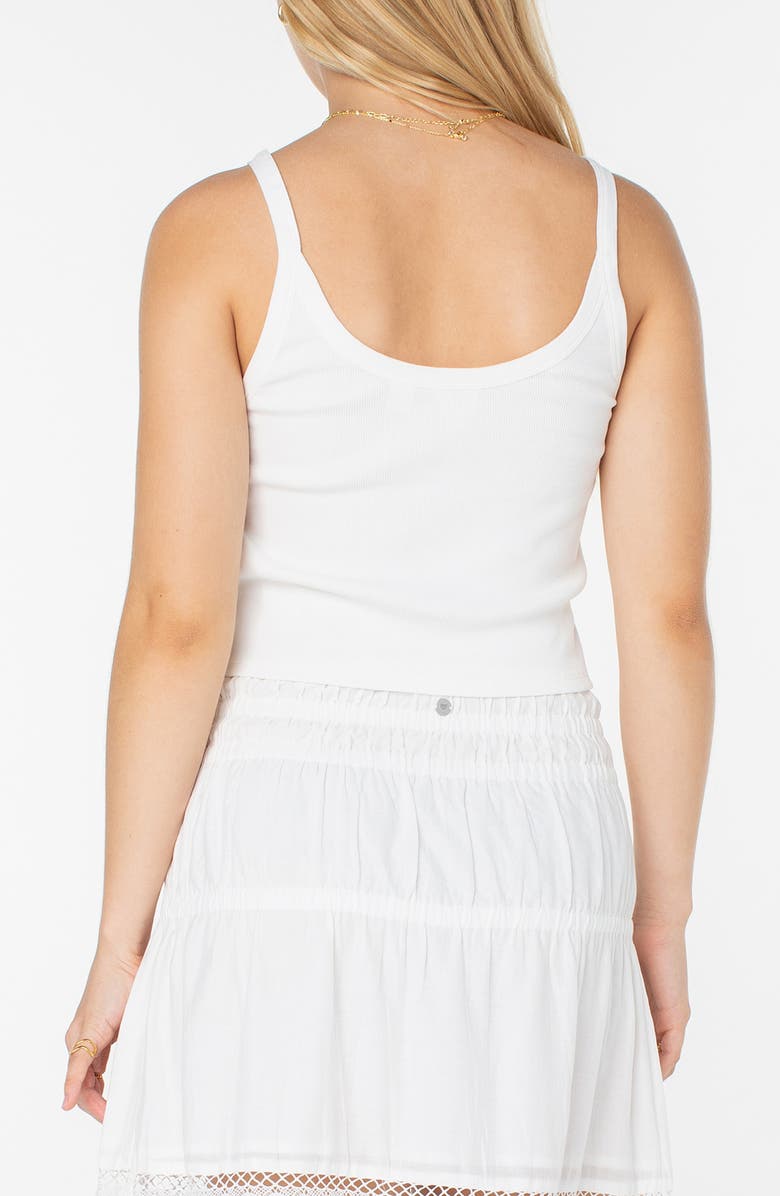 Roxy Wanderlust Crop Tank, Alternate, color, Snow White Solid