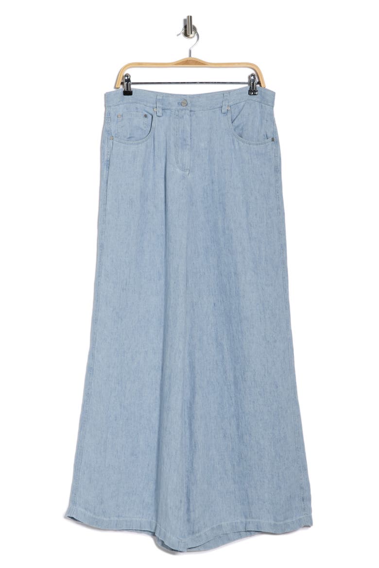 Tiny Dancer Hemp Wide Leg Pants, Main, color, LIGHT INDIGO