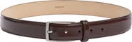 SANDRO Glazed leather belt