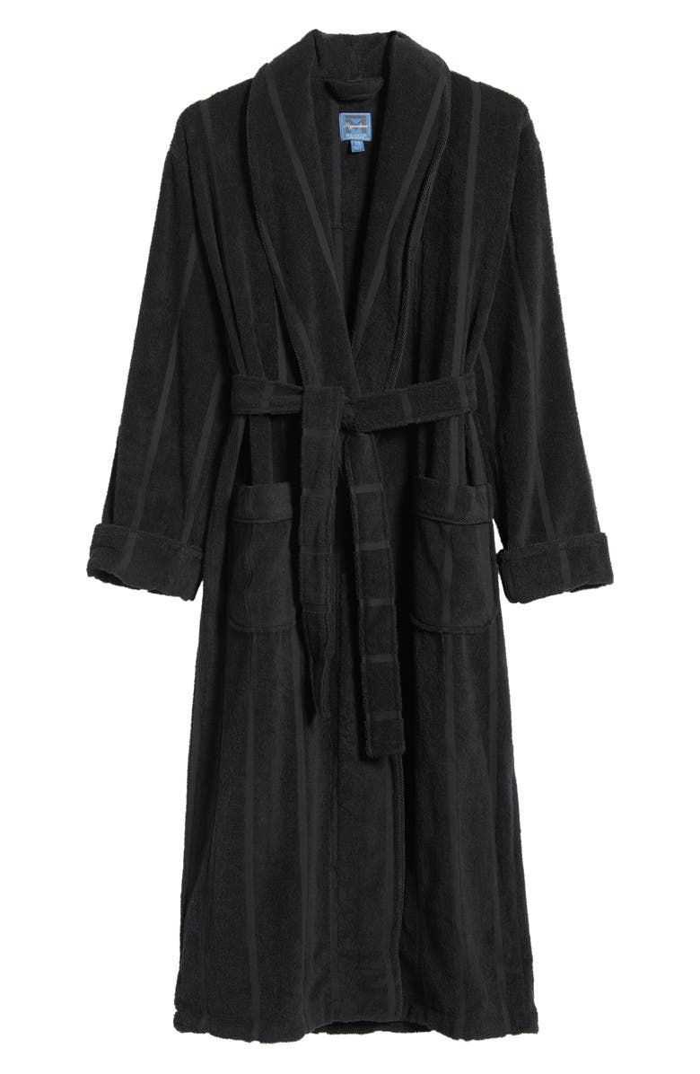 Majestic International Ultra Luxe Robe, Alternate, color, Black