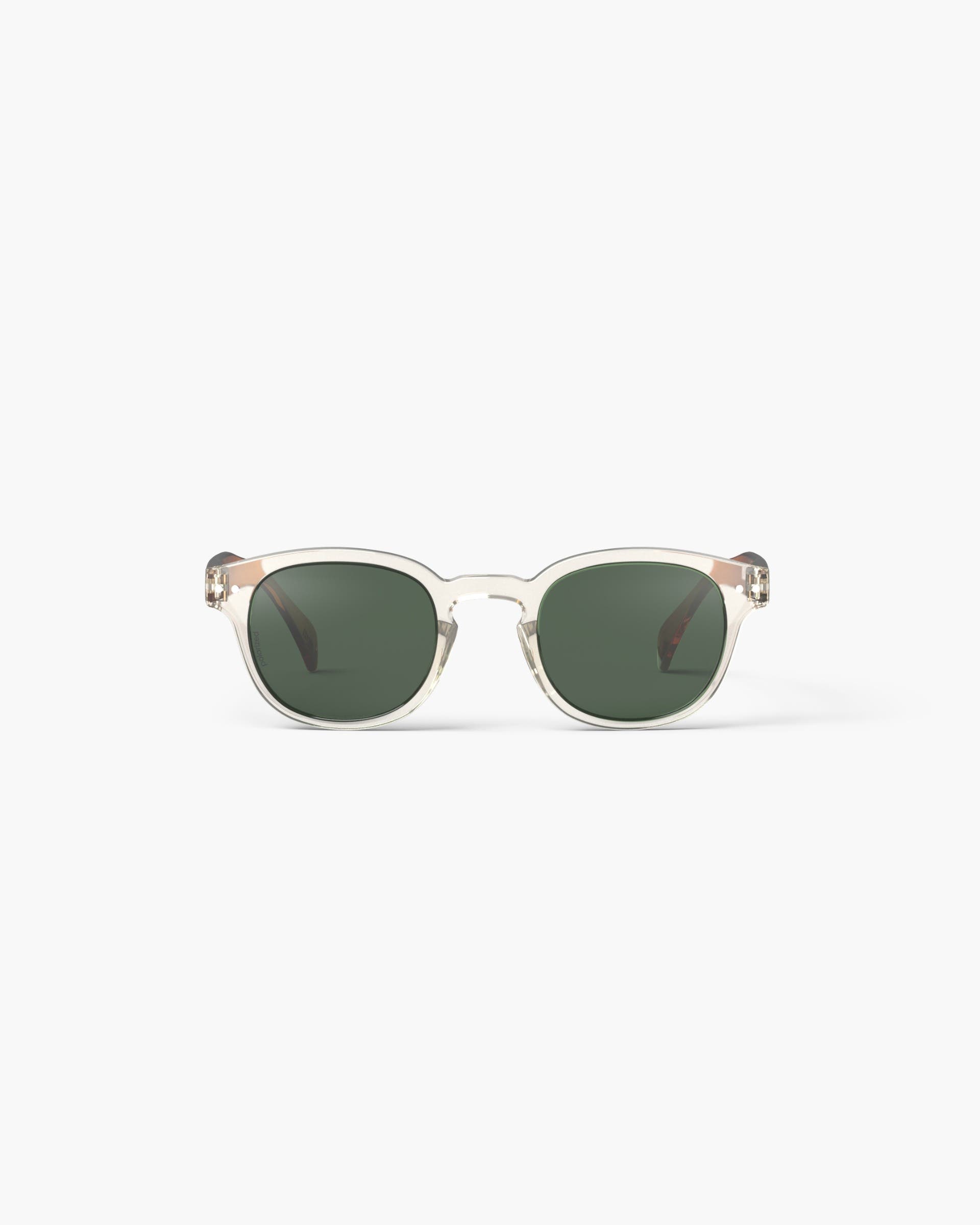 IZIPIZI #C 47mm Square Sunglasses in Sandstorm Polarized 