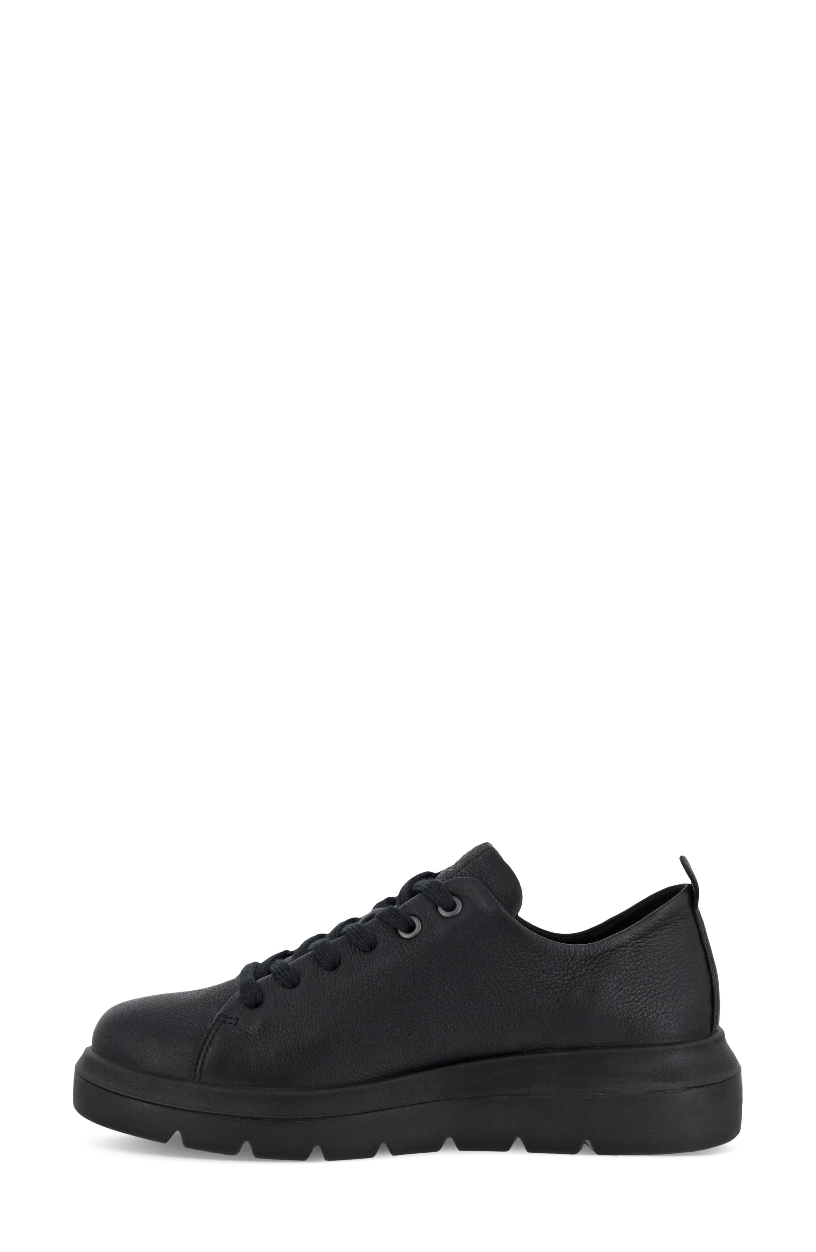ECCO Nouvelle Water Repellent Leather Sneaker, Alternate, color, 
