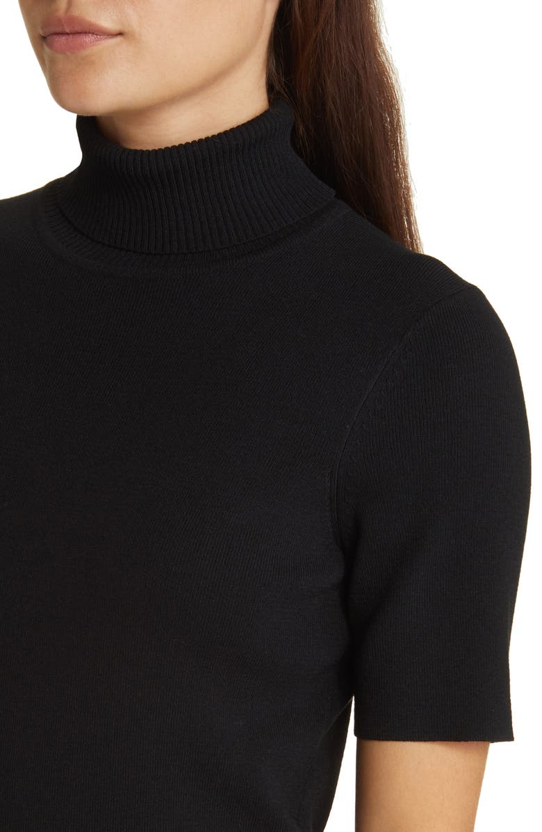 Anne Klein Ribbed Turtleneck Sweater, Alternate, color,