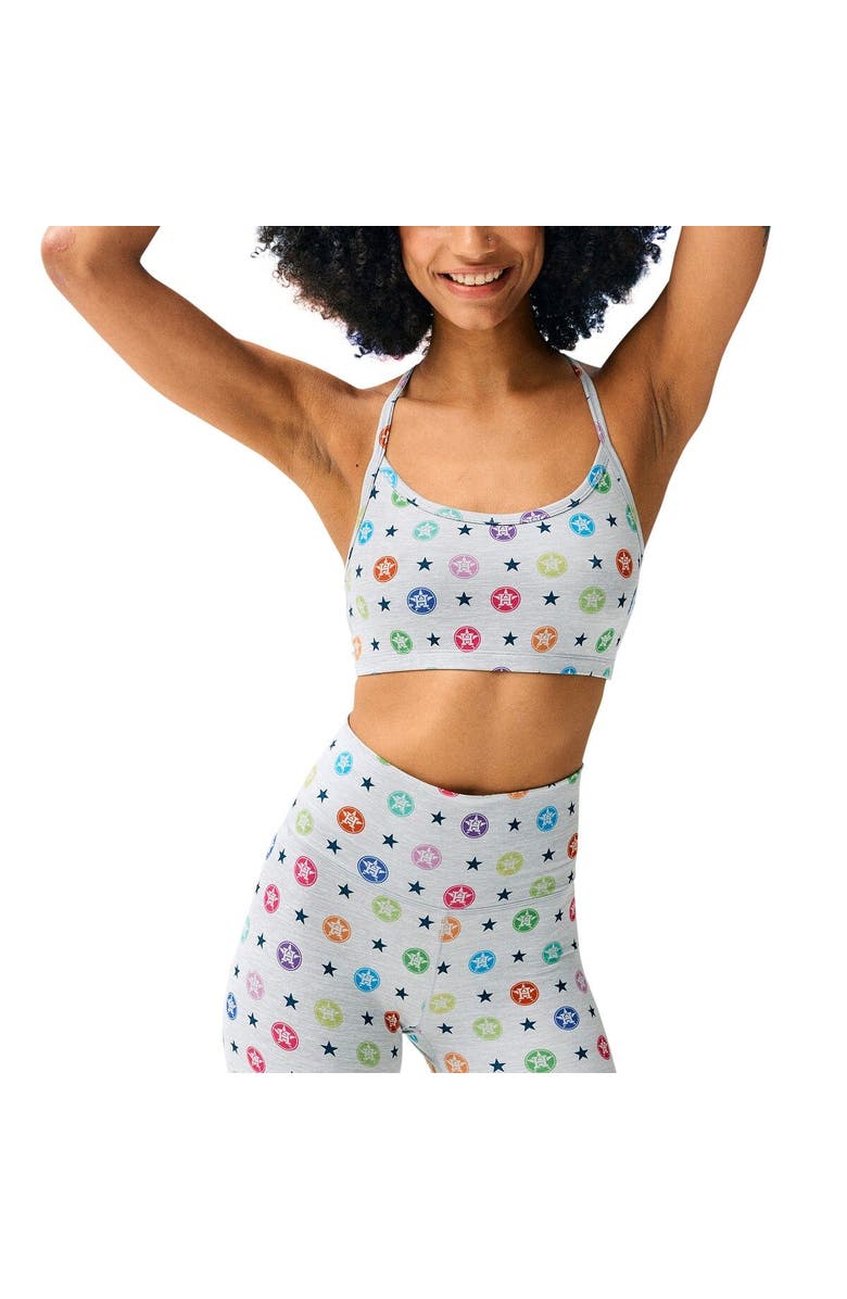 Terez Women's Terez Gray Houston Astros TLC Rainbow Bra, Alternate, color, Gray