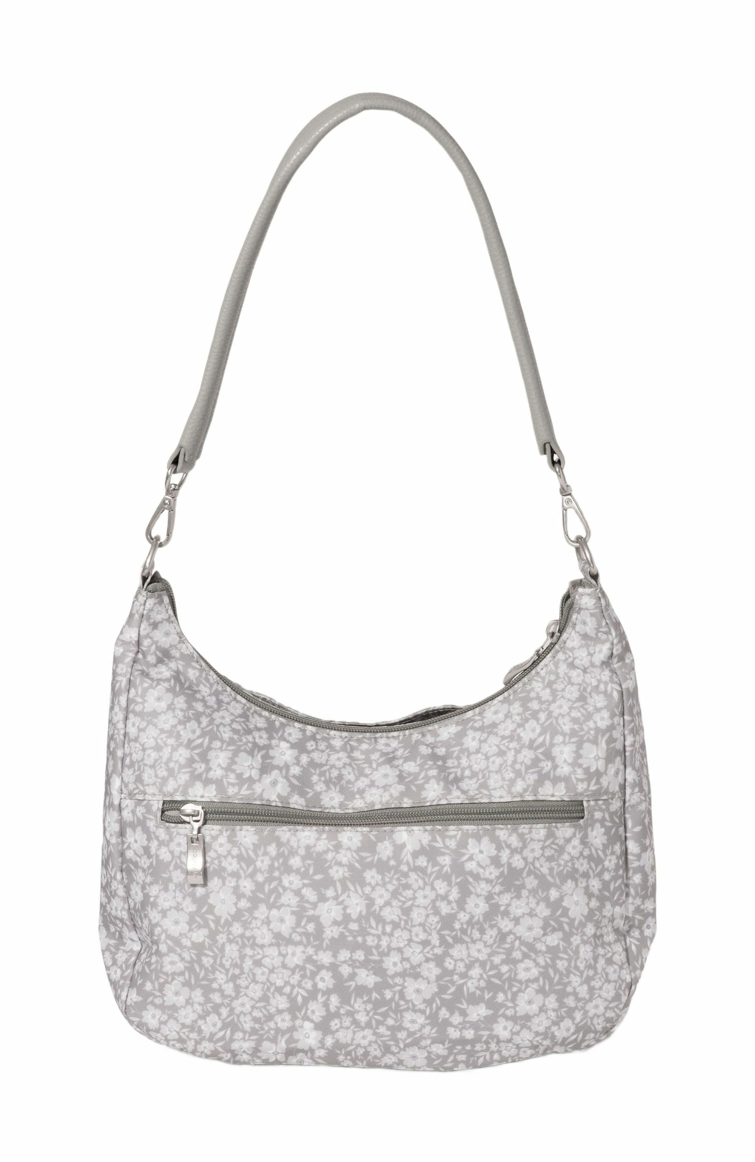 Modern Pocket Half Moon Shoulder Bag, Alternate, color, LIGHT GREY PETAL
