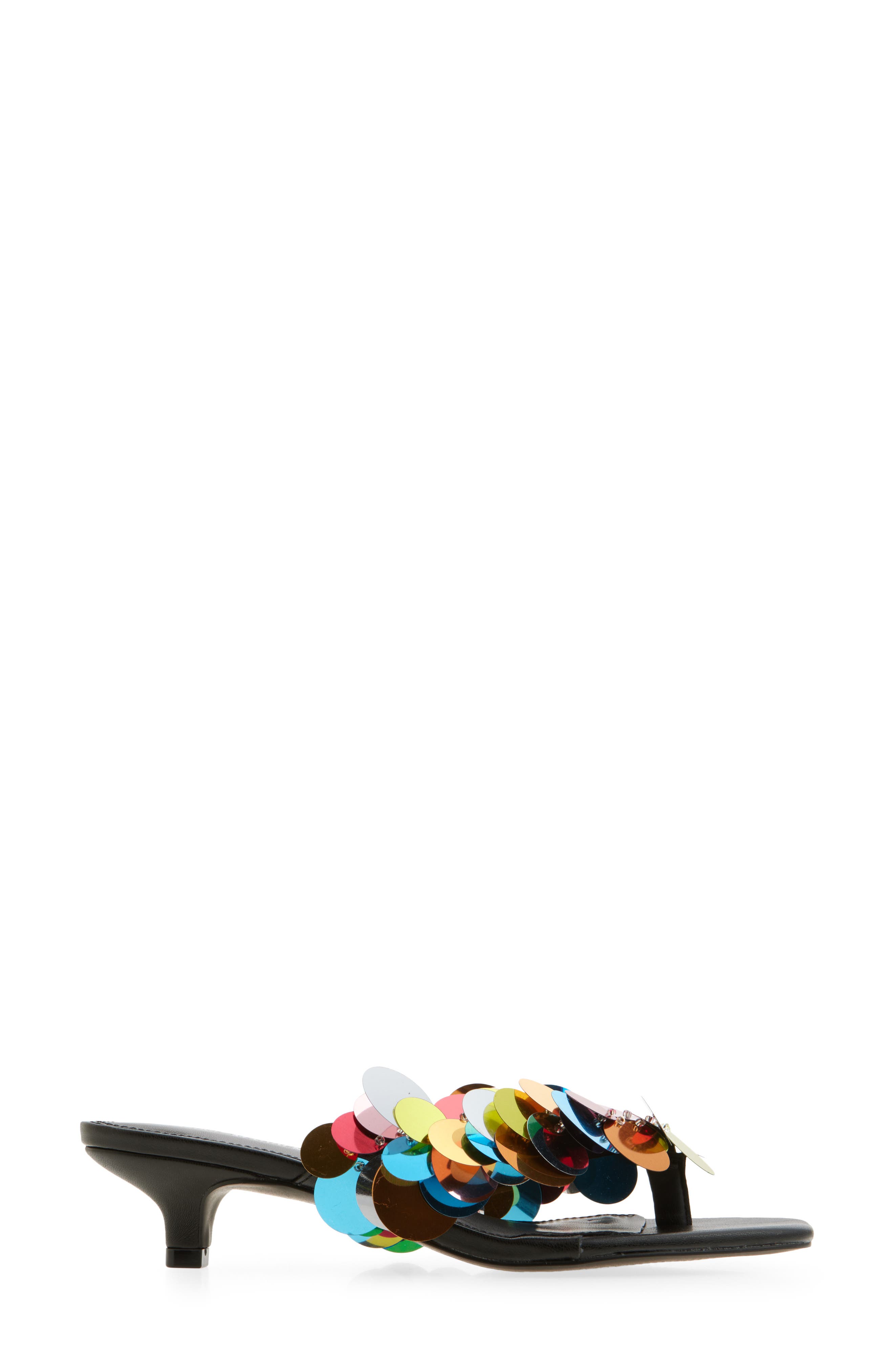 Steve Madden Tracie Pailette Flip Flop, Alternate, color, Bright Multi