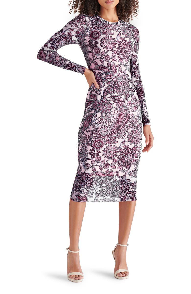 Steve Madden Hailee Body-Con Midi Dress, Main, color, 