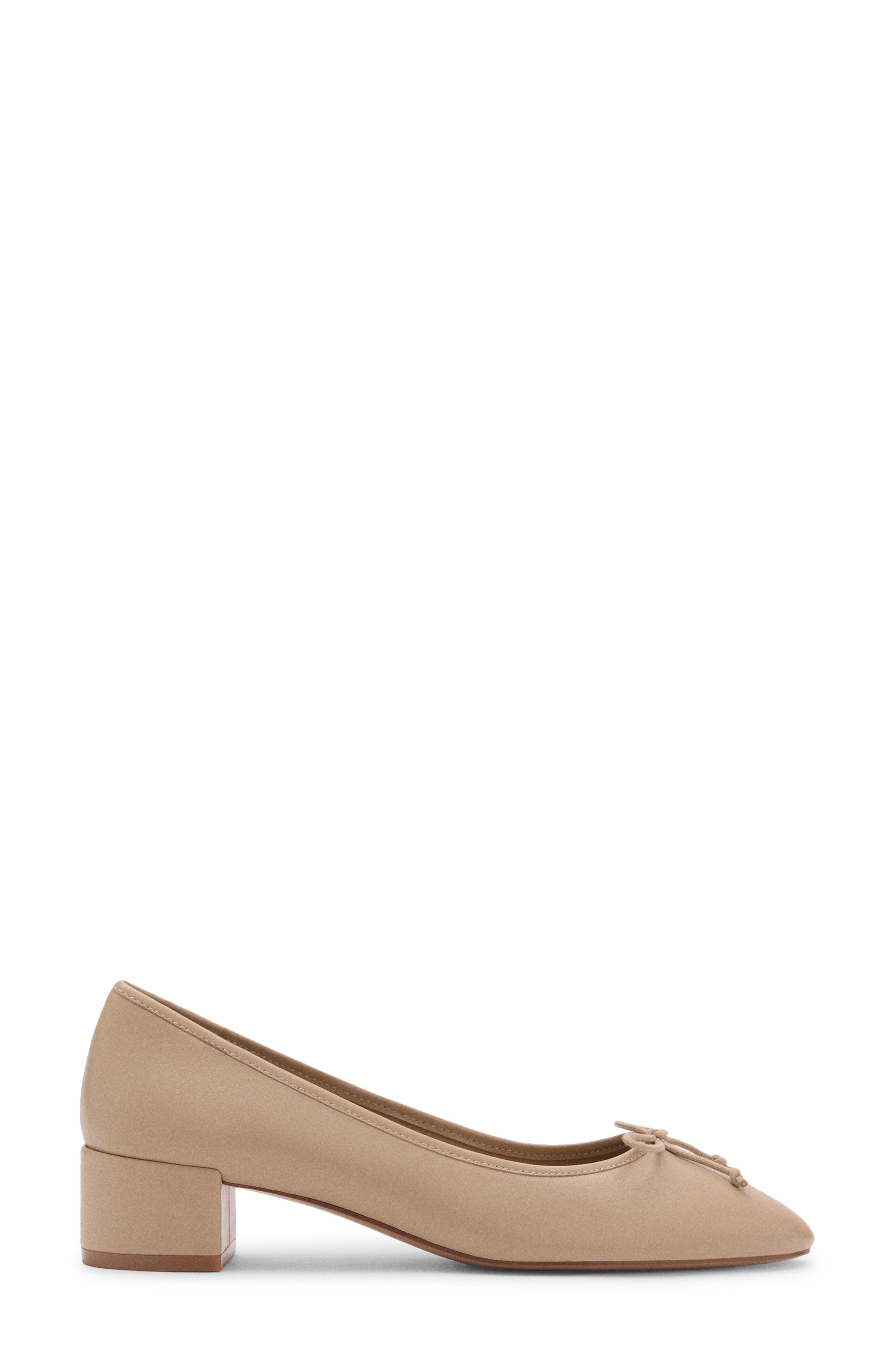 MANGO Ballet Pump, Alternate, color, Caramel