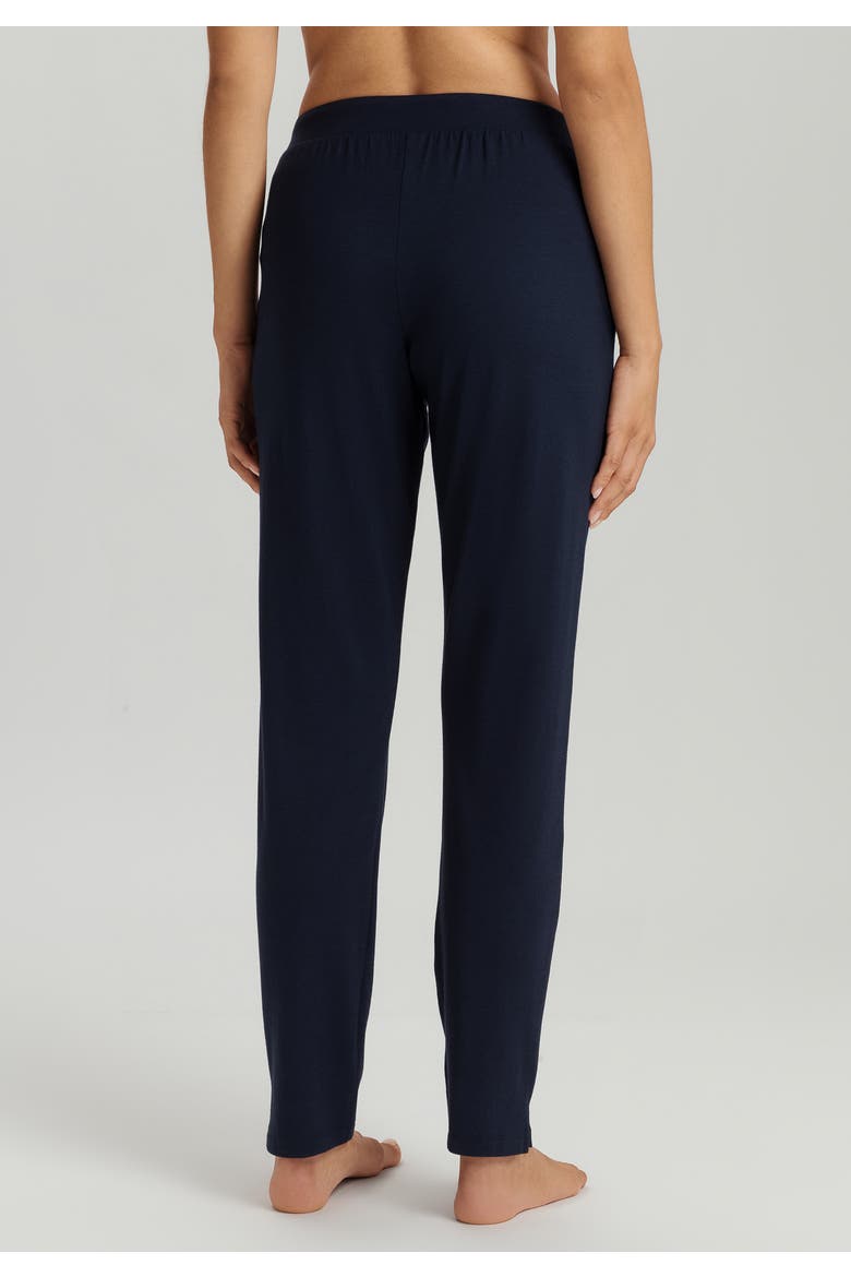 Sleep And Lounge Cotton Blend Drawstring Pants, Alternate, color, Deep Navy