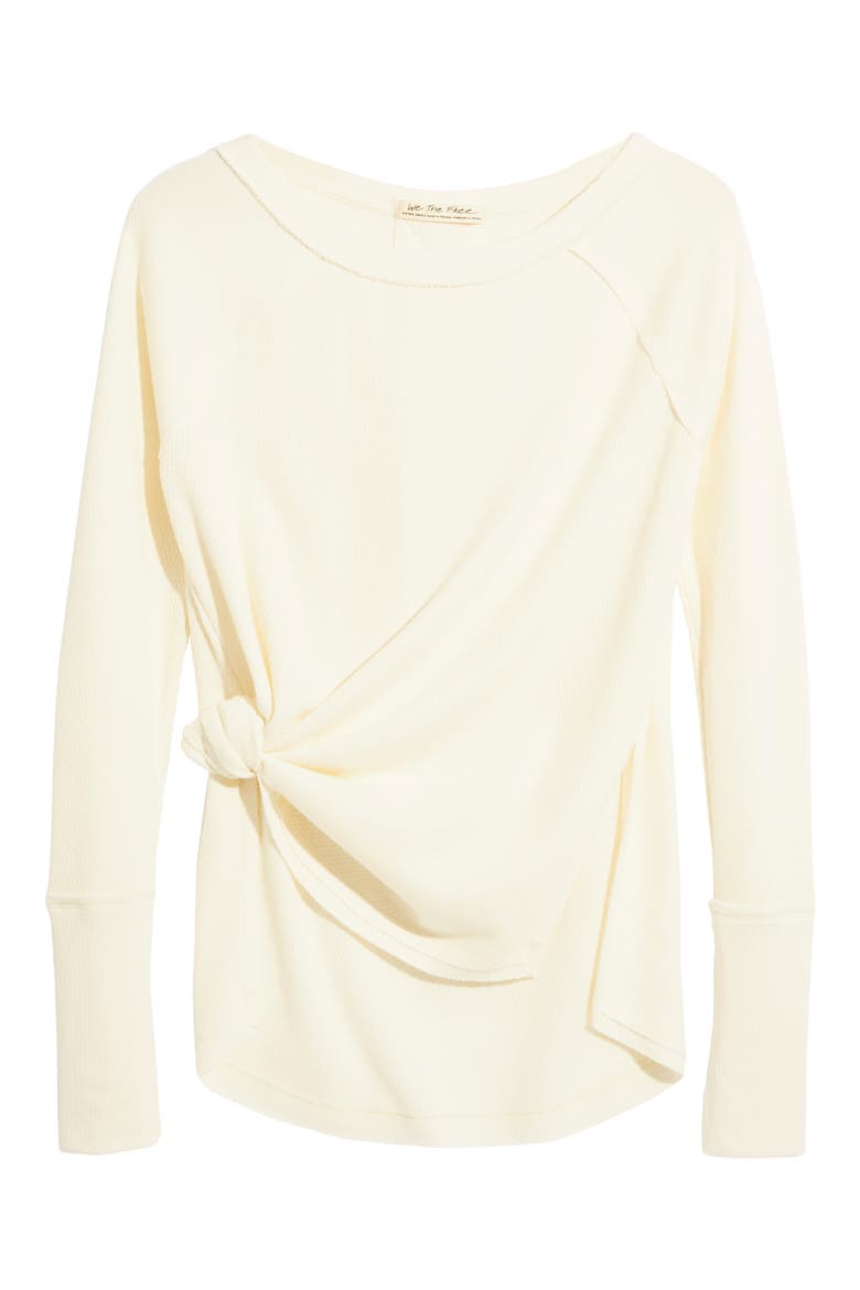 Snowy Thermal Shirt, Alternate, color, WHITE