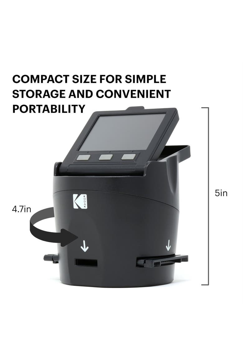 SCANZA Digital Film & Slide Scanner, Alternate, color, Black
