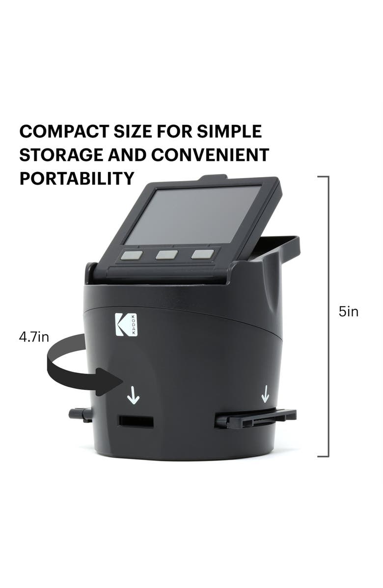 Kodak SCANZA Digital Film & Slide Scanner, Alternate, color, Black