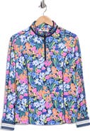 Original Penguin Sketch Floral Sun Protection Long Sleeve Performance Top
