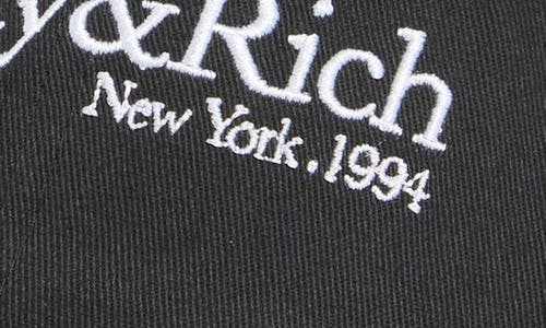 Sporty And Rich Sporty & Rich Hwcny Embroidered Baseball Cap