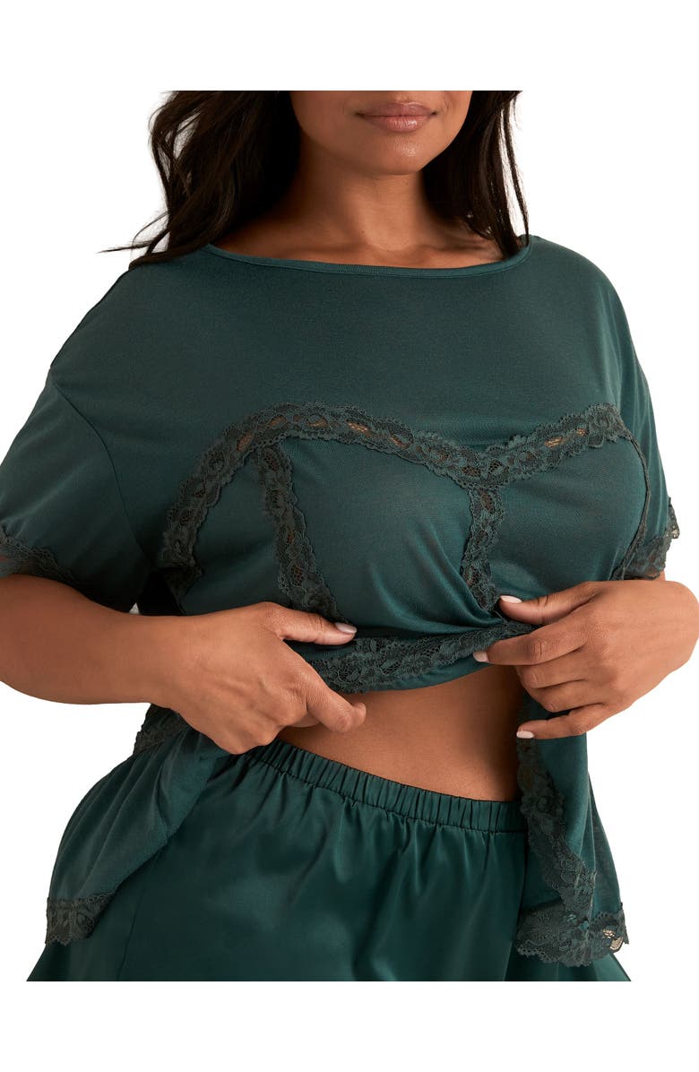 Adore Me Patrice Pajama Set, Alternate, color, Dark Green