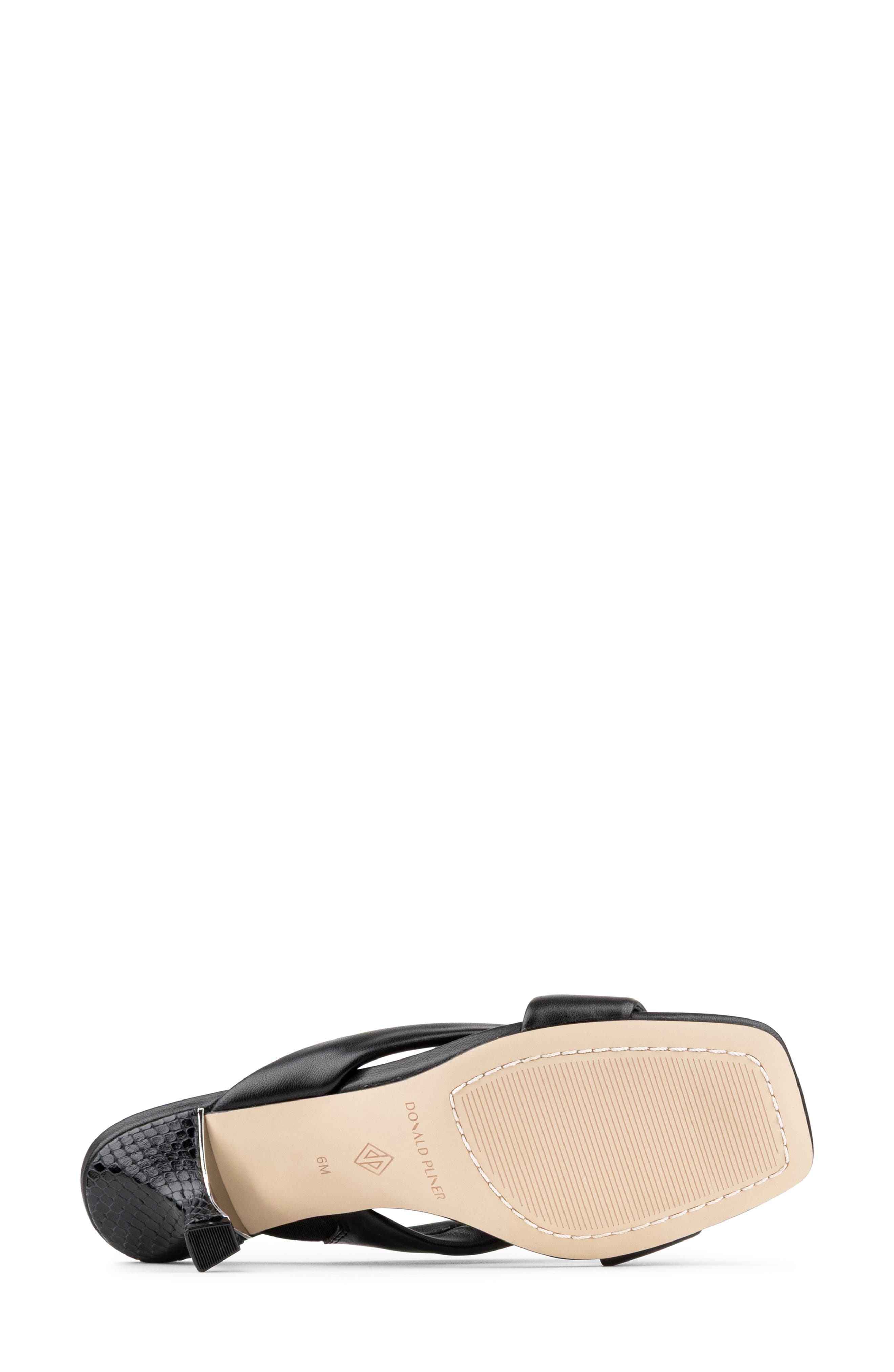 Gennessa Sandal, Alternate, color, BLACK