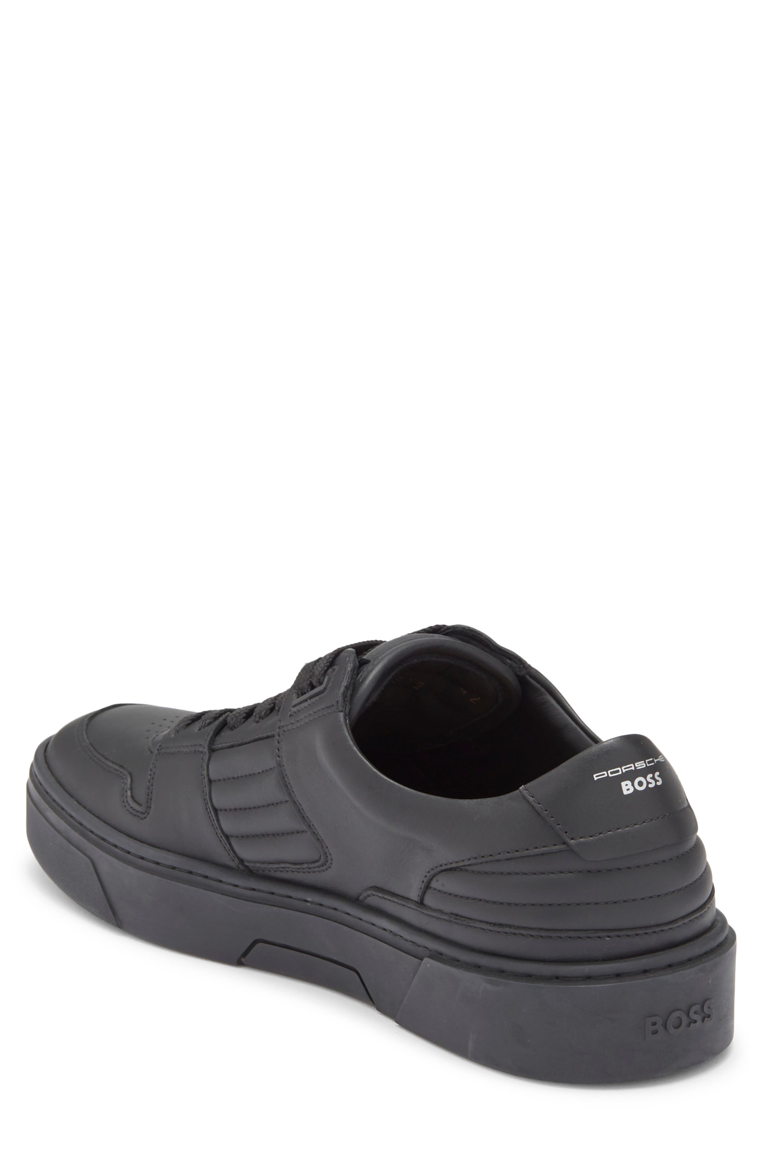BOSS x Porsche Gary Tenn Sneaker, Alternate, color, Black