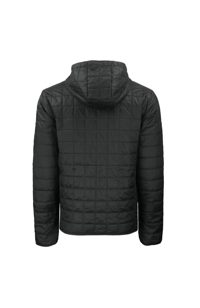 Cutter & Buck Men's Cutter & Buck  Black Norfolk Tides Rainier PrimaLoft Eco Full-Zip Hooded Jacket, Alternate, color, 